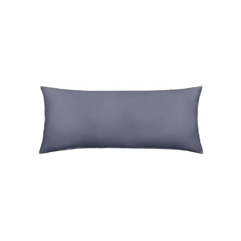 Queens Land Home Bolster Pillow Case Pregnency Pregnency Maternity Orthopeadic Support Pillow Case Cover (4.6 FT (19 x 52cm), Grey) Cover