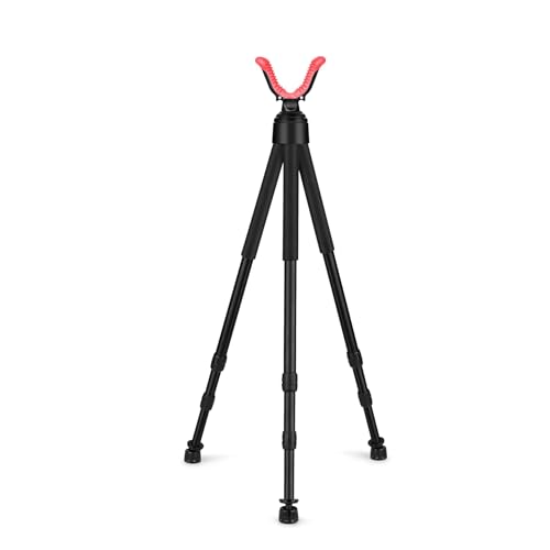 Trépied V-Yoke en aluminium pour éliminer les vibrations en plein air de 81 à 165 cm