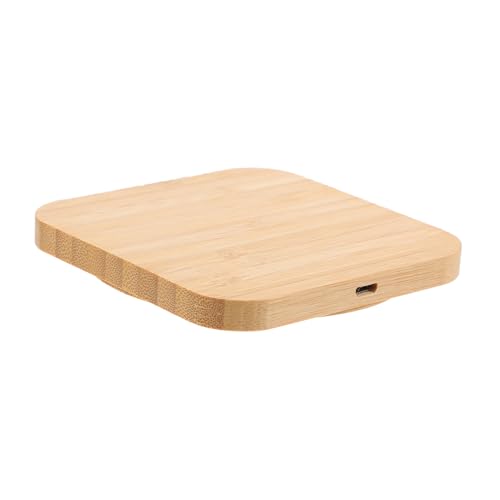 Cargador inalámbrico portátil con base de carga rápida para móvil VALICLUD y diseño de madera