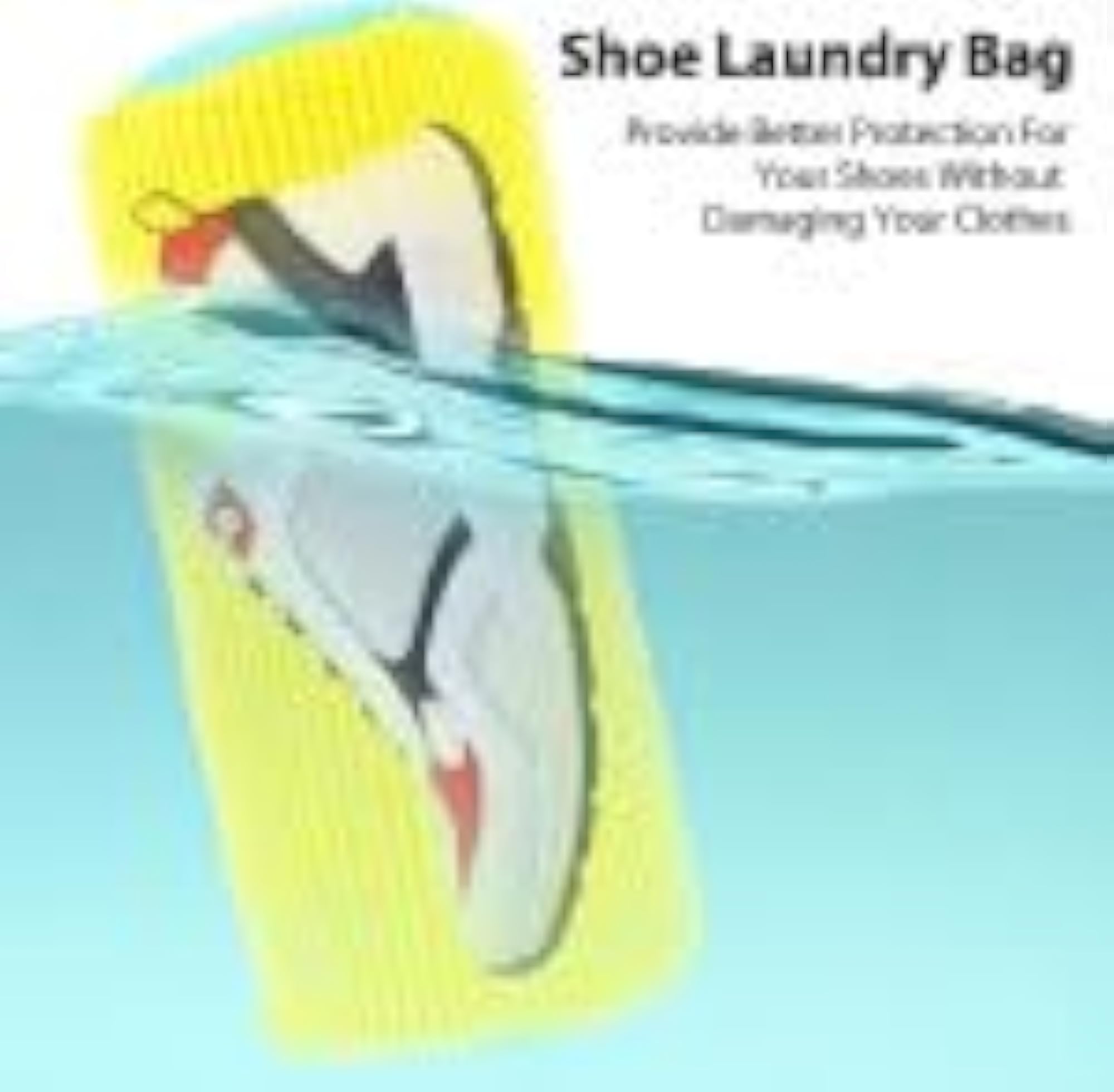 Reusable Polyester Nylon Laundry Shoe Cleaning Bag