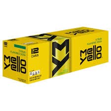 Mello Yellow Citrus Soda, 12 Oz, 12 Pack, With Snackur Seal