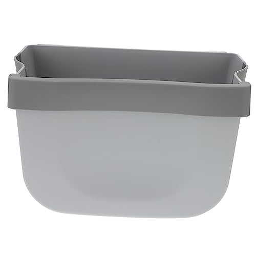 Caneca de basura plegable para colgar color gris claro miniatura 1