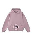FAIABLE Heavyweight Fashion Hoodies & Sweatshirts for Women Men Couples Pink Oversized Soft Hooded Sweatshirts Pullover Sweaters Winter Gym Athletic Travel Hoodies with Zipper Pocket,Pink,Large