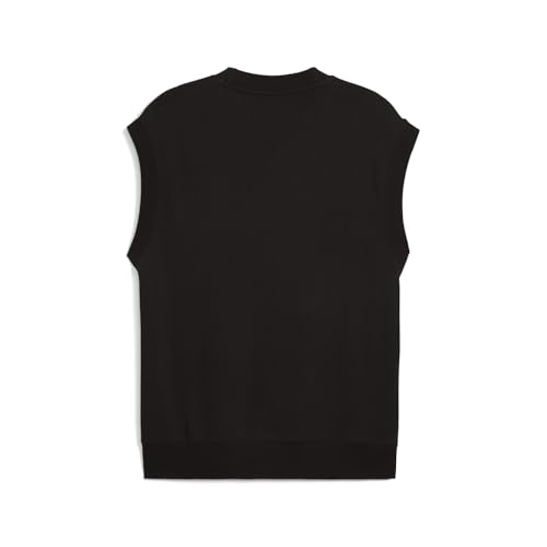PUMA Mens Essentials Relaxed V Neck Sleeveless Sweater Casual - Black2