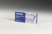 Original Brother Mehrfachkassette + 1 Thermo-Transfer-Rolle schwarz (PC-75)