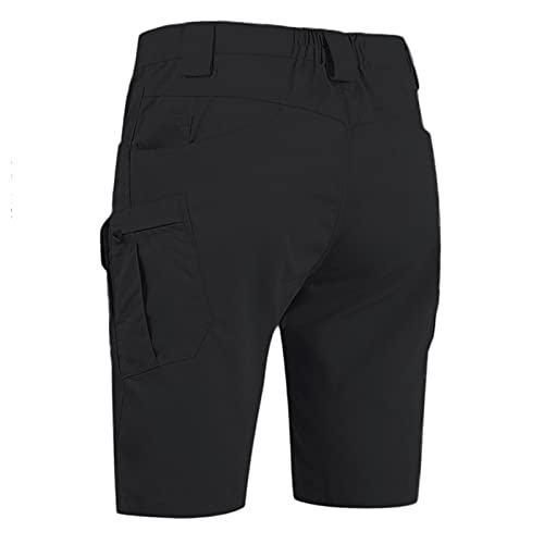 Bermuda Cargo relajada para hombre negro miniatura 2