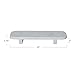 Bloomingville Marble Footed Serving Pedestal, White