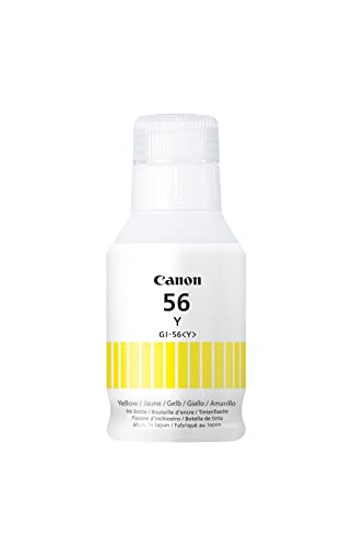 Canon GI-56 Y Bouteille d'encre, pour imprimante Jet d'encre MAXIFY, Jaune