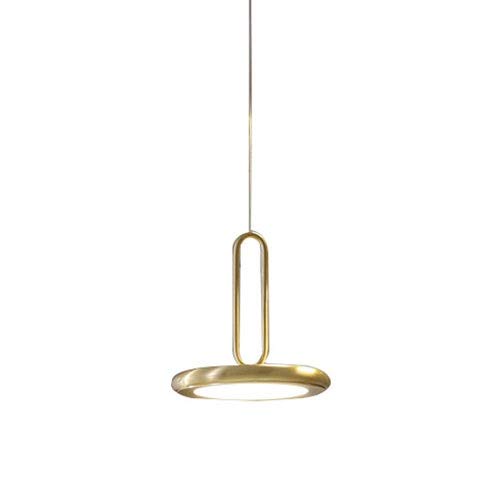 Lustre en cuivre pur et LED suspension chic de style traditionnel