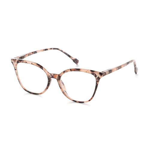 OPTIMUM OPTICAL Blue Light Filtering Scratch-Resistant Lens Cateye Frame Magnifying Reading Glasses - Good Optics, +2.50