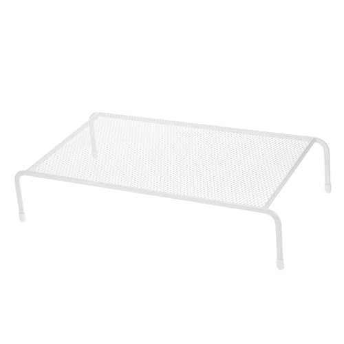 JEWEDECO Soporte para Monitor Elevador de Computadora Portátil Base de Escritorio Capa Soporte Ergonómico con Almacenamiento Adicional para Oficina y Hogar