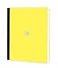 Produktbild Flexbook Notizbuch Kladde patentierte flexible Bindung, gelb mit schwarzer Heftleiste 21x29cm A4