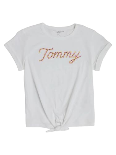 Image of Girls Logo Regular Fit Cotton T-Shirt
