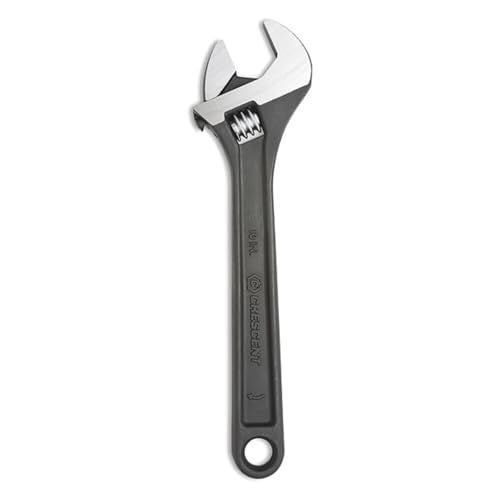 Image of Crescent 10 inch Adjustable Black Oxide Wrench | AT210VS | Hand Tool for Garage and Home Improvement, Grip Wrench for Shower Head