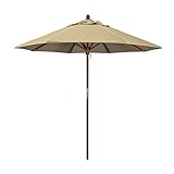【Impermeable y protección UV】Hecho de tela de poliéster, resistente a los rayos UV, tela filtrante de luz con ventilación, resistente a la decoloración, fácil de limpiar. (BASE NO INCLUYE)