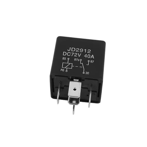 Relé de seguridad para evitar fallos de corriente en vehículos JD2912 72V 40A SPST 5 pines