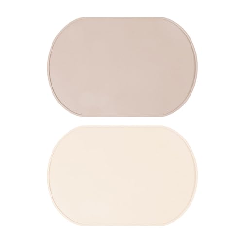 Sets de Table en Silicone,2 Pièces Sets de Table en Silicone Imperméables,250 ℃,Tapis Résistants a la Chaleur pour Table a Manger,Décoration de Mariage a Domicile