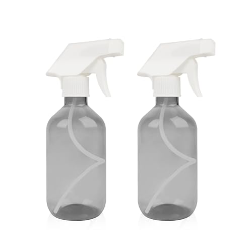 2 Pack 10oz/300ml Spraying Bottles, Adjustable Spray Bottles with Mist and Stream Modes for Hair, Gardening and Cleaning