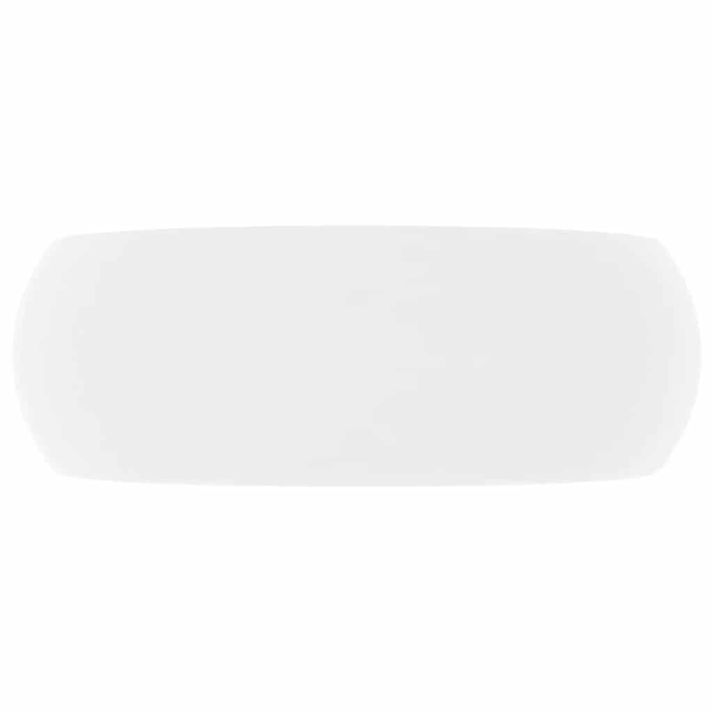 Lavabo de Lujo Redondo cerámica Blanco Mate 40x15 cm Blanco,146998