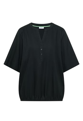 Cecil Kurzarm Bluse mit Split Neck Palm Breeze Green XL – Ansicht 4