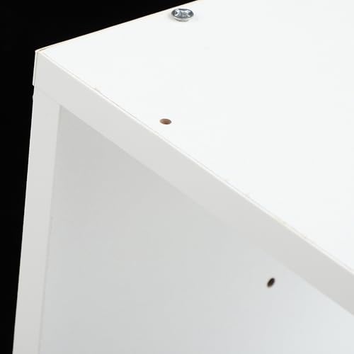 Étagère murale bois blanc 5 niveaux pour optimiser les petits espaces encombrés - 5