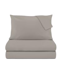 Lit double cocooning avec la parure grise Kasanova - 5