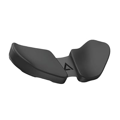 DELTAHUB Carpio 2.0 - Right-Handed Truly Ergonomic Wrist Rest for Mouse, Carpal Tunnel Support, Pain Relief, Anti-Fatigue, Easy Glide, Sleek, Office, Computer, Laptop, Gaming - Large, Black