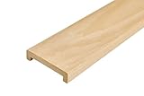 Hobby Legno - Coprimuretto Massello In Legno Non Verniciato n° 1 mm. 30X140X2500 Per Muro...