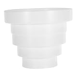 Holibanna 換気システム用PVCダクトリデューサー コネクタ インライン乾燥機排気ホース接続アダプター 80-150mm対応 キッチン換気ダクト増加器