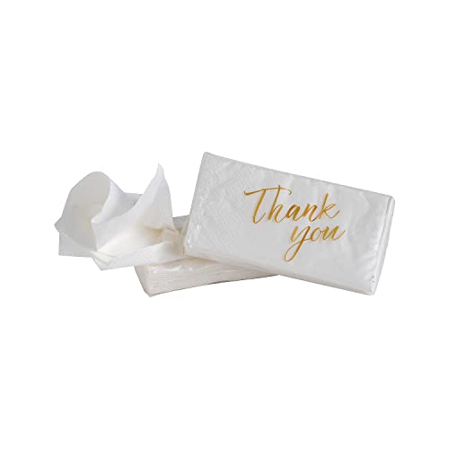 Thank You Tissue Favor Packs - 10 Pieces