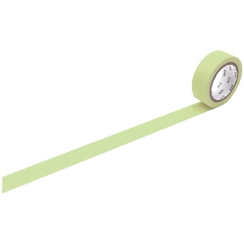 Image of MT Masking Tape - Kamoi Paper Washi Adhesive Tape - 15mm x 7m - Set of 3: Pastel Sunflower, Leaf, Ivy