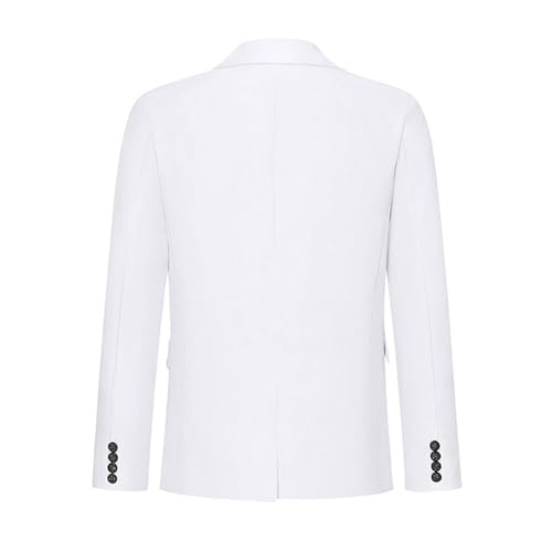 Men's Casual Checked Blazer, Solid Color One Button Sport Coat, Luxury Stretch Lightweight Business Suit Jacket Daily Wear2