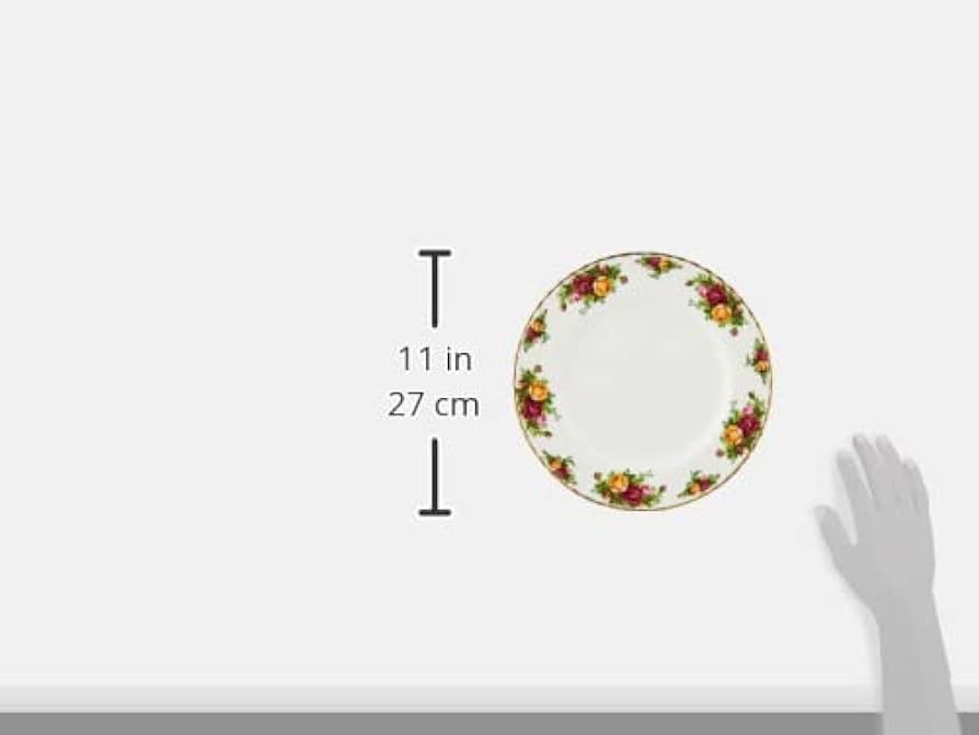   Old Country Roses 中皿4セット Amazon.com | Royal Albert Old Country Roses Salad Plate Set