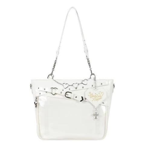 Sac à bandoulière transparent imperméable et spacieux pour femme