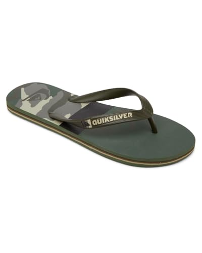 Tongs Molokai Quiksilver homme avec bride à panneaux colorés