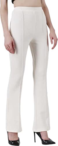 Image of YOZO Women's Regular Fit Cotton Blend Trouser