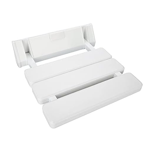 En badrum avföring Väggmonterad Aluminiumlegering Drop-Leaf Dusch Badstolstol Vikbar Badrum Bänk För Hem Bastu Rum Använd Bekväm FATEGGS