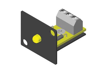 Radio Design Labs RDL LED Indicator - Yellow - Terminal Block Connections (AMS-LEDY)
