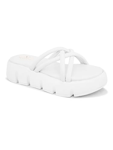 Image of XE Looks Comfortable Women's Platform Heels Trendy Slippers, Casual and Trendy & Stylish Modern Design Fashion Sandals For Women, Soft Wedges