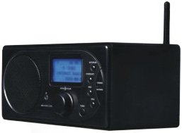 Front view of the Kaito IR-168 Wi-Fi Internet Radio, showing the display, speaker, and control buttons