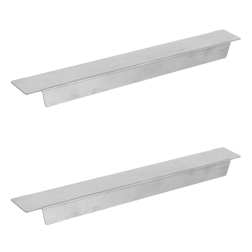 COLLBATH 2pcs Metal Pan Divider Bars for Commercial Steam Table Use, 7.09" Stainless Steel Food Pan Divider - Steam Table Equipment Supplies for Catering Silver