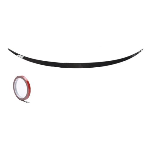 Becquet arrière pour BMW F10 en finition gloss black de style carbone