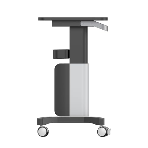 BEWISER Schönheitswagen Ästhetiker Warenkorb mit Aufbewahrungsbox, Medizinischer Salon Rolling Mobile Warenkorb für Büro, Arbeit, Spa, Friseur, Schwarz Medium