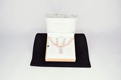 Charter Club Cubic Zirconia and Imitation Pearl Lariat Necklace & Drop Earrings3