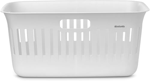 Panier a linge 40 L Brabantia pliable blanc gain de place