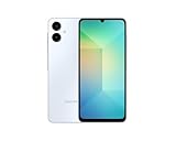 SAMSUNG Galaxy A06 4G LTE (128GB + 4GB) Latin Version SM-A065M/DS Factory Unlocked 6.7' Dual Sim 50MP Dual Cam (Case Bundle) - (Light Blue)