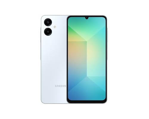 Image of Samsung Galaxy A06 4G LTE (64GB + 4GB) Latin Version SM-A065M /DS Factory Unlocked 6.7 inch Dual Sim 50MP Dual Cam (Case Bundle) - (Light Blue)
