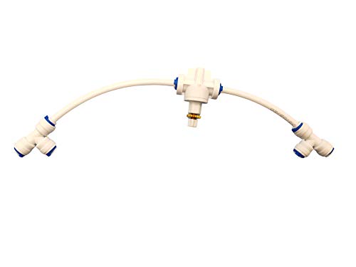 Image of PARIJATA Tds Adjuster /Controller Kit for Ro Water Purifier [ Tds Controller, 2 Tee Connectors & 3 Meters Pipe ], Activated Carbon, White