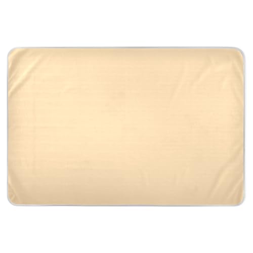 Navajo White Waterproof Pad for Bed, Reusable Pads for Incontinence, Urine Pads for Bed