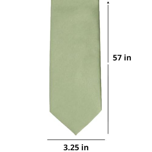 Image of tiemart Premium Solid Color Necktie
